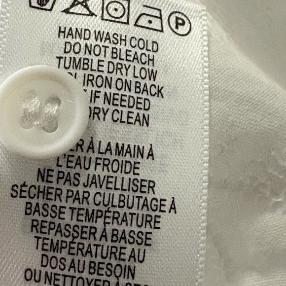 Beautiful Adrianna Papell White 3D Floral Embroidered Boxy Cap Sleeve Blouse. M - Picture 12 of 16